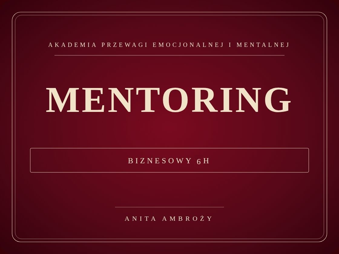 Mentoring biznesowy