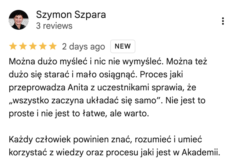Opinia Szymon